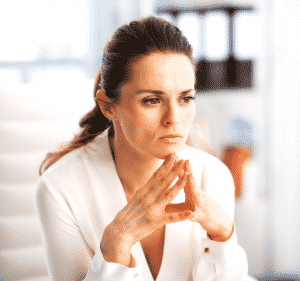 Thinking-lady